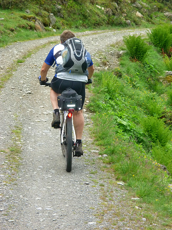 Nun geht es erstmal wieder bergauf