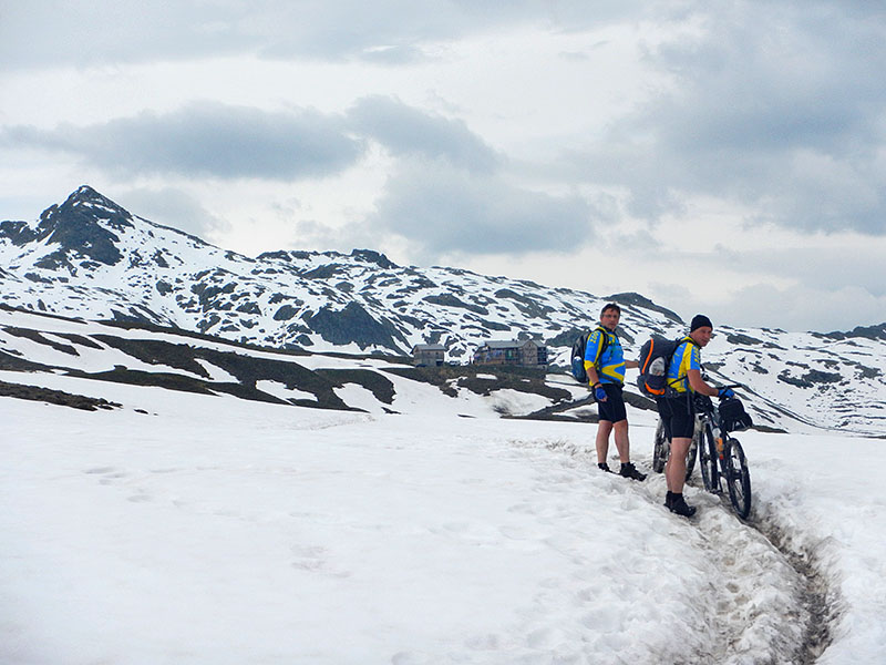 ... kommt endlich die Heilbronner H&uuml;tte in Sicht