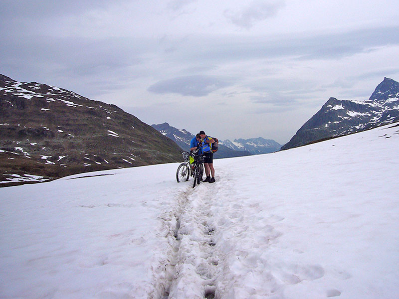 Nach einer ganzen Weile &uuml;ber Schneefelder ...