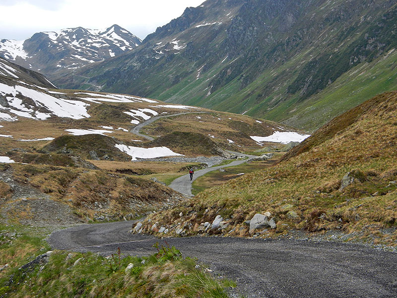 Zum Gl&uuml;ck kann man ab der H&uuml;tte endlich wieder fahren