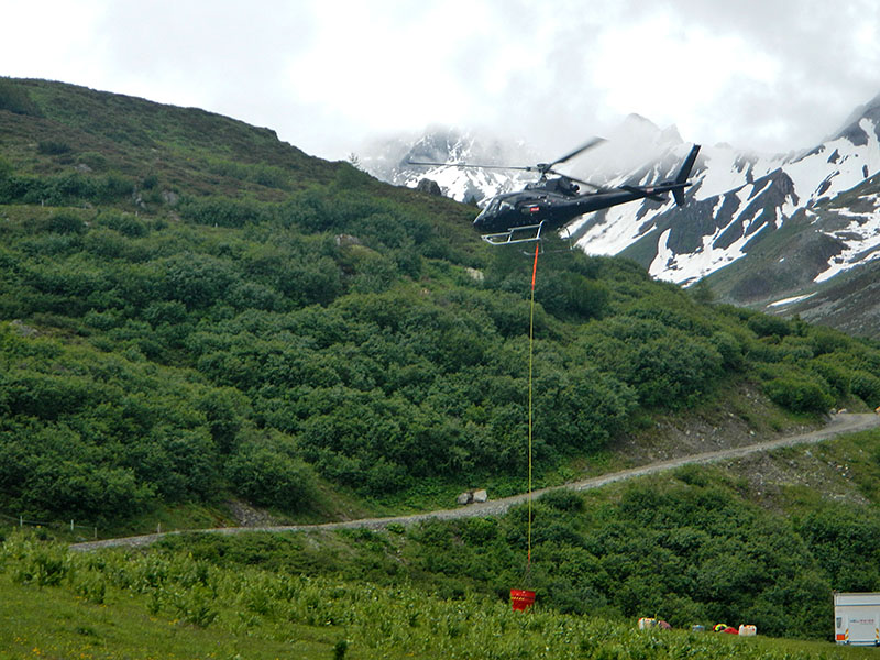 ... bevor er seine Last in die H&ouml;he tr&auml;gt