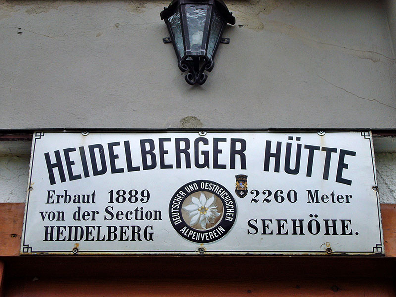 ... Heidelberger H&uuml;tte