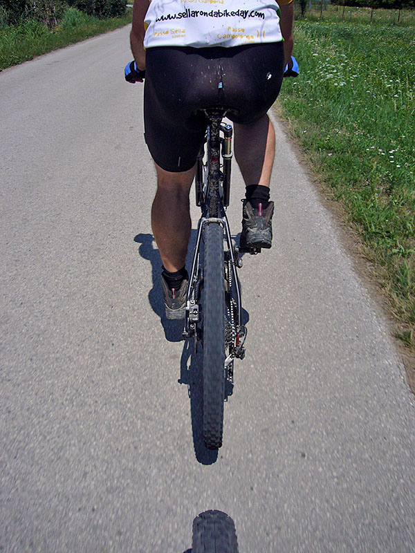 ... deshalb fahren wir zur Eisdiele nach Kaltern zur&uuml;ck