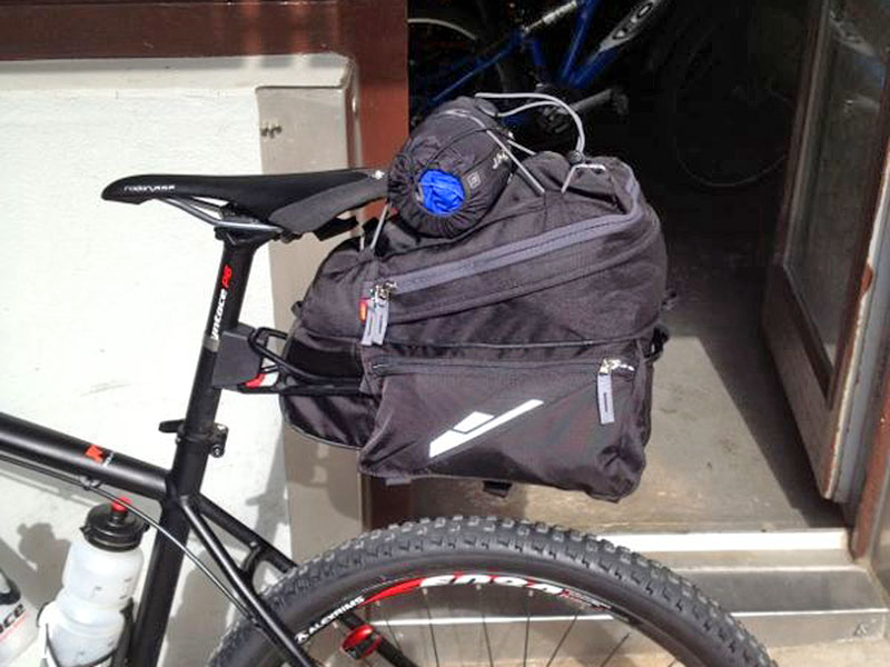 Reini nahm das Pendant von Vaude, es ist etwas leichter, bew&auml;hrte sich aber genauso auf der Tour