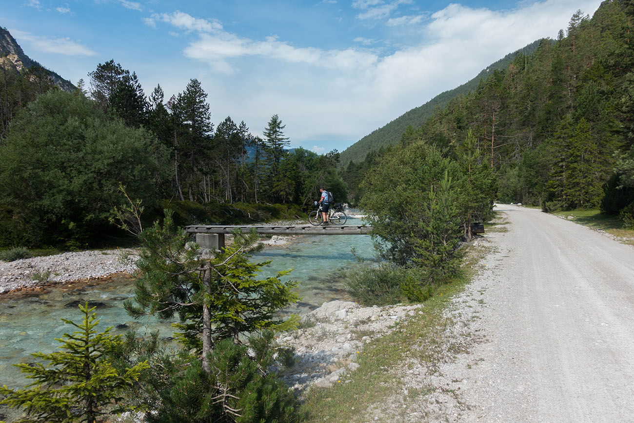 Wackelige Holzbr&uuml;cke 