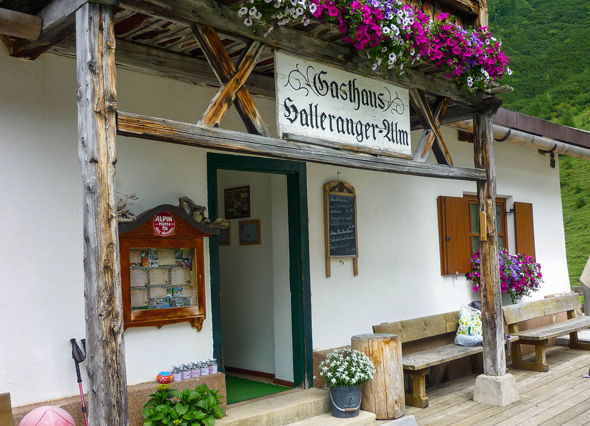 Endlich auf der Halleranger-Alm