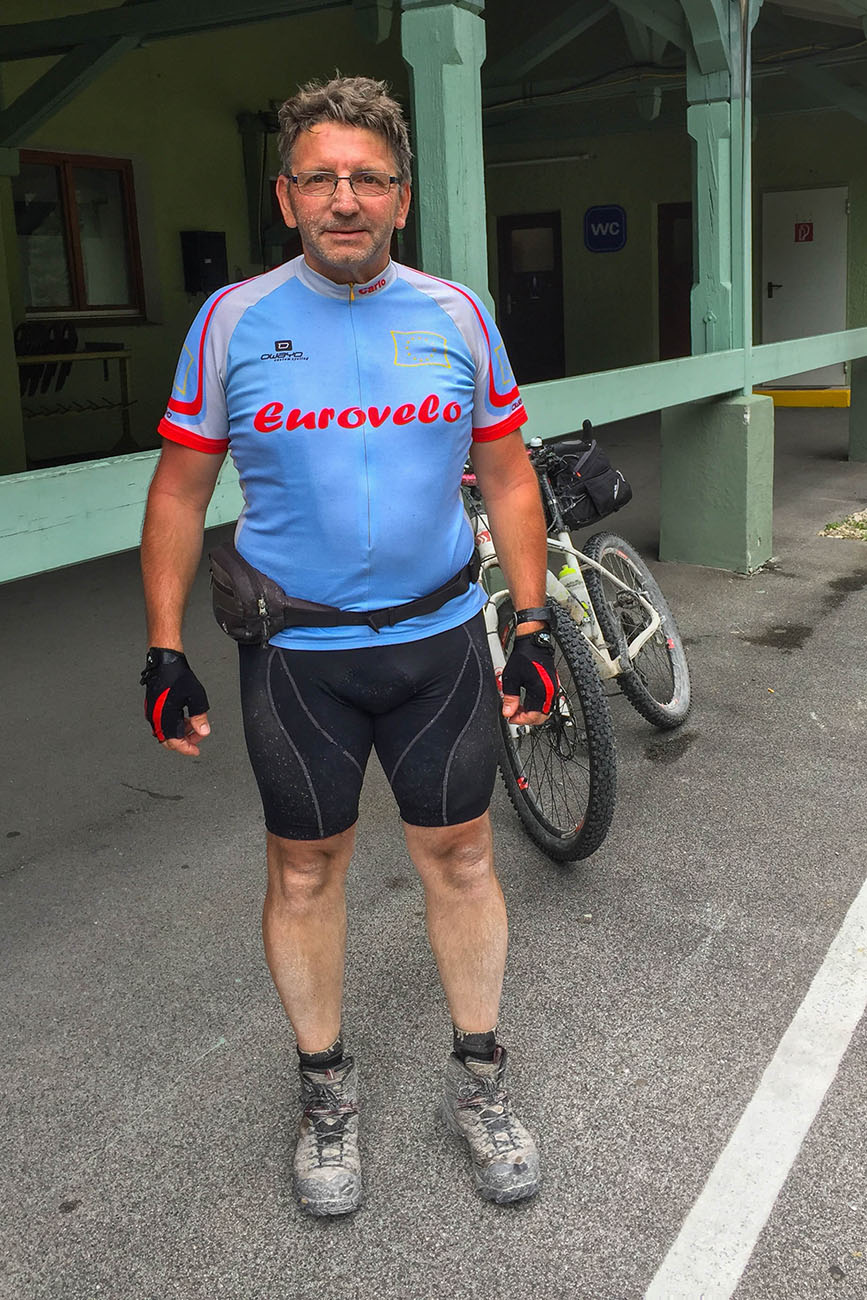 Im Regen fahren wir zurück nach Scharnitz ...