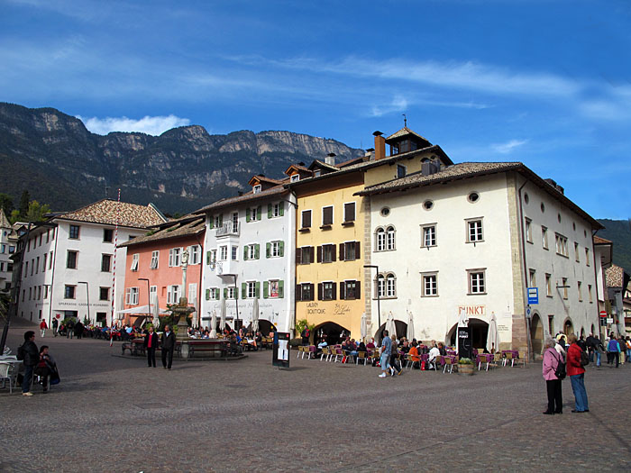 Der Marktplkatz von Kaltern
