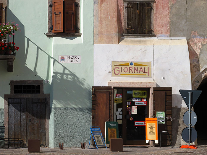 Auf der Piazza Italia