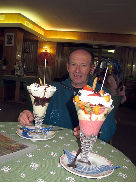 Die Belohnung nach dem Duschen