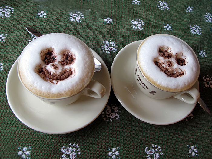 Da lacht sogar der Kaffee ;-)