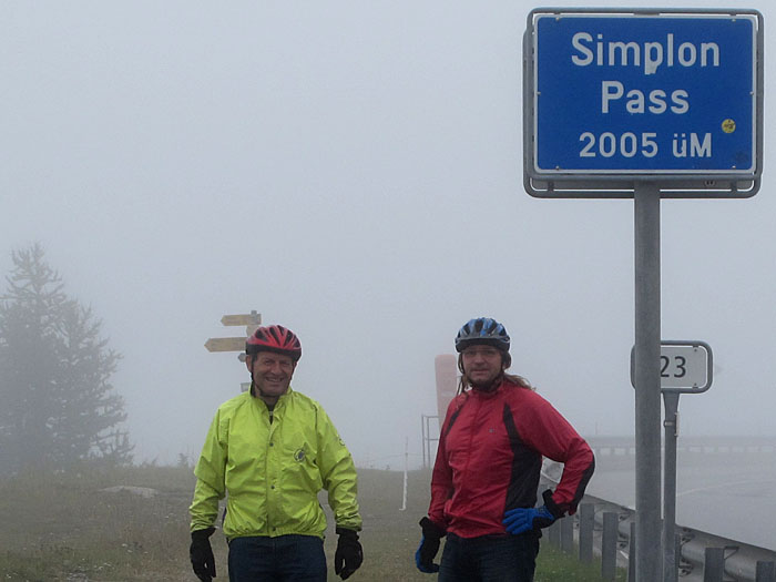 Auf dem Simplon Pass ...