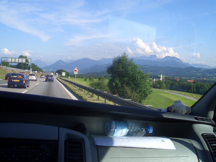 Berge in Sicht