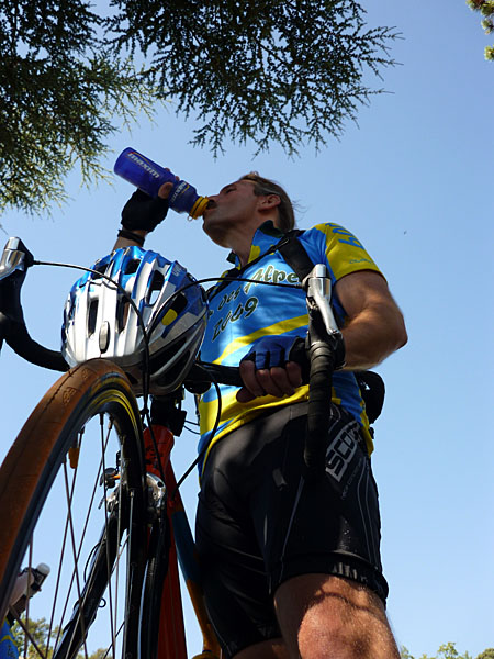 Bei der Hitze muss man viel trinken