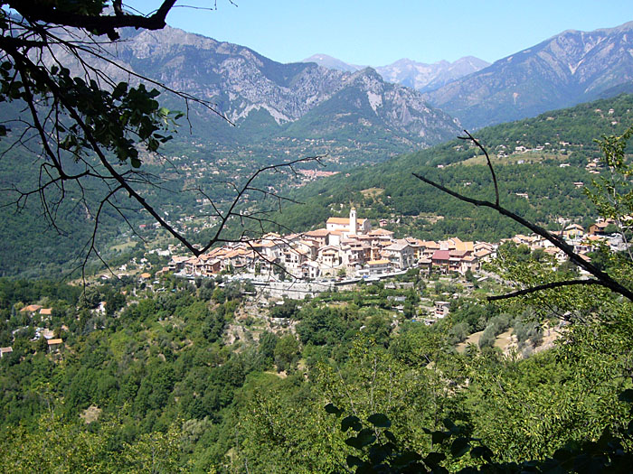 Blick auf La Bollene Vesubie