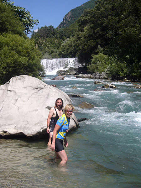 Tolle Landschaft im Hintergrund