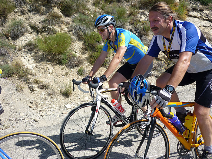 Strampeln bis der Schweiß in Strömen läuft