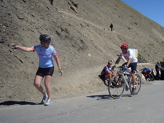 ... Hanspeter am Ziel