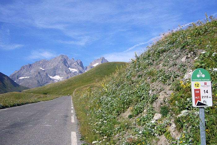 Nach dem Col du Lautaret wartet der Col du Galibier