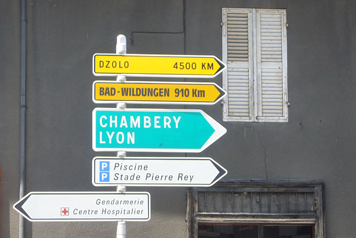 Die Partnerstädte von St. Jean de Maurienne