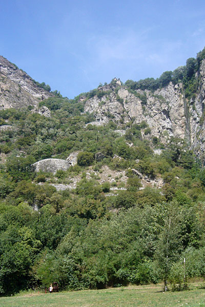 Da geht es zum Col de Chaussy hinauf