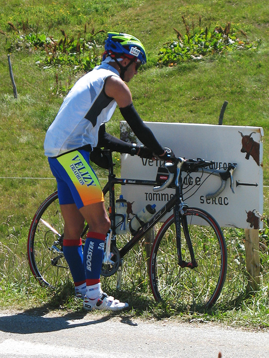 ... andere fahren mit Waden-Booster