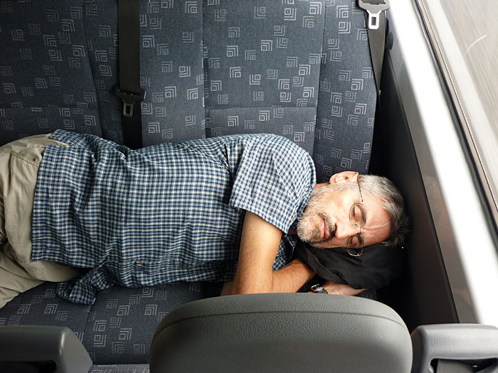 Nach der harten Tour feht uns allen Schlaf