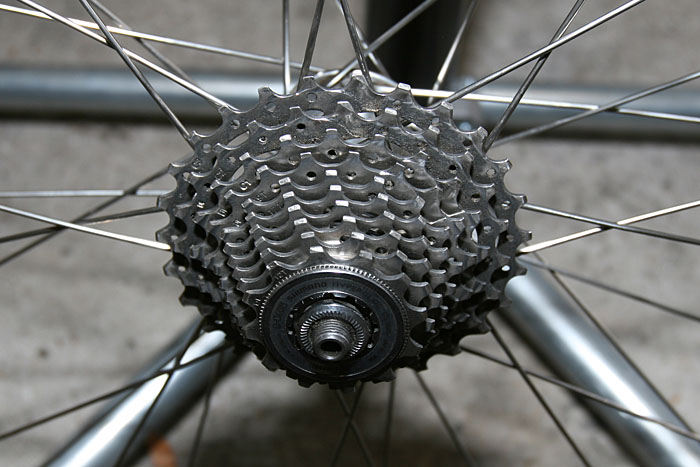 Mit sauberen Zahnrädern und Kette ...