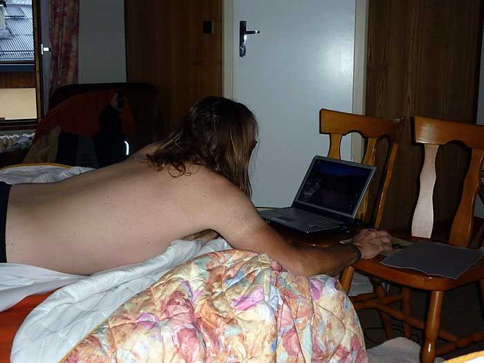 Carlo quält schon den Rechner