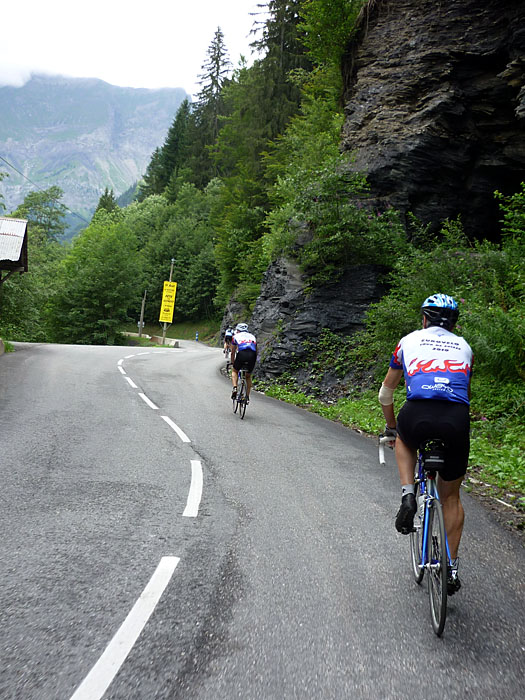 Und immer geht es bergauf