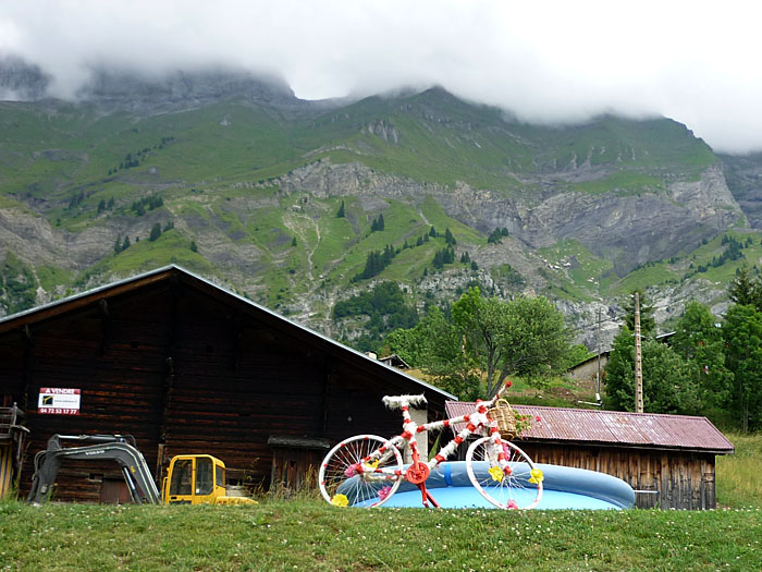 Überbleibsel von der Tour de France