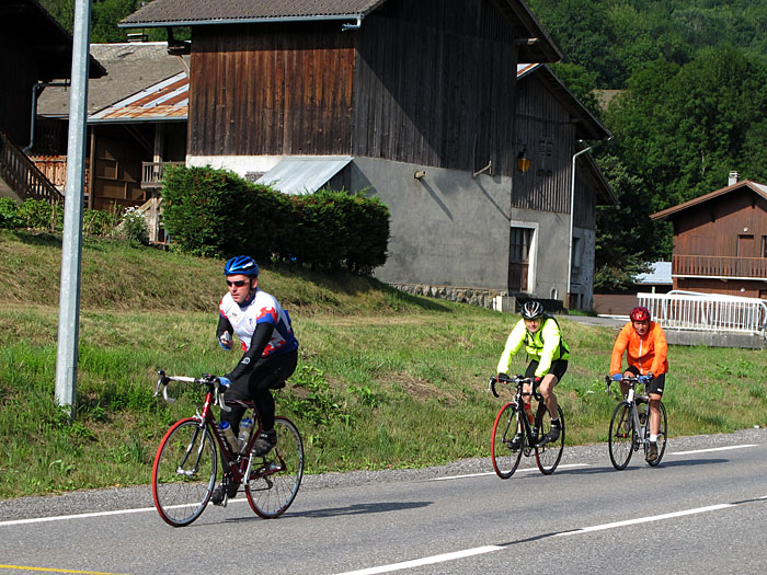 Fahrt auf den Col de Joux Plane