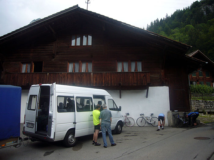 Fertigmachen zur Abfahrt