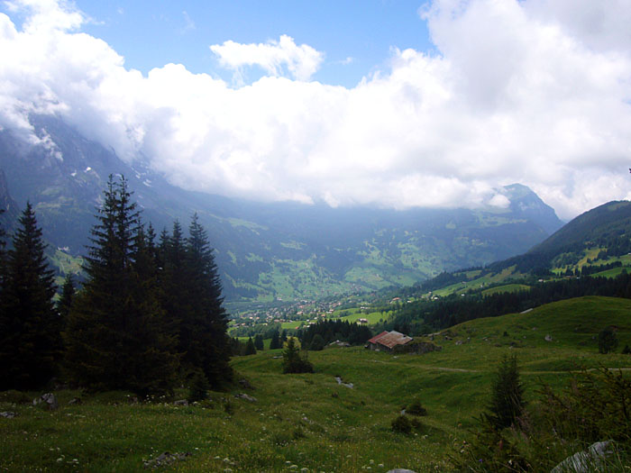 Da unten liegt Grindelwald