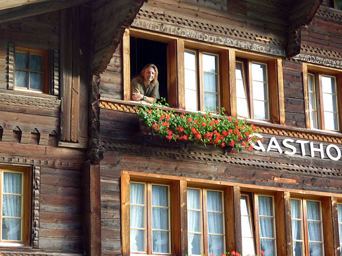 Blick aus dem Fenster ...