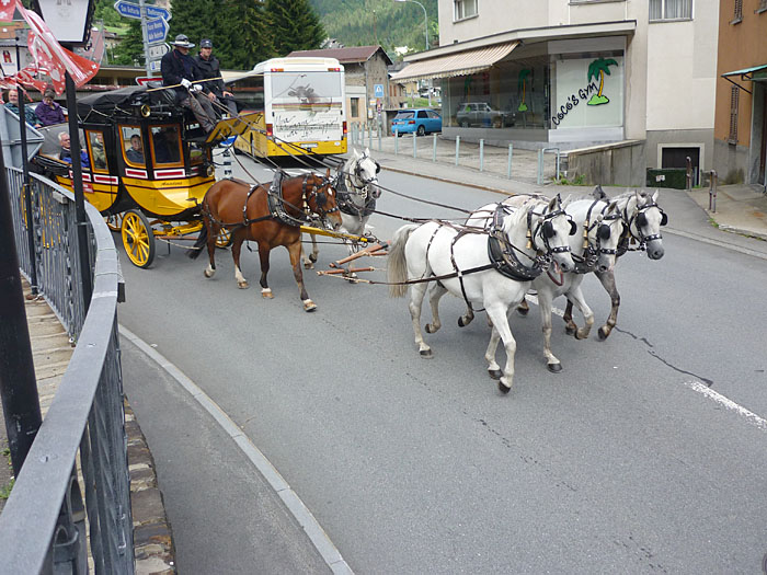 Die Kutsche ist mittlerweile auch angekommen