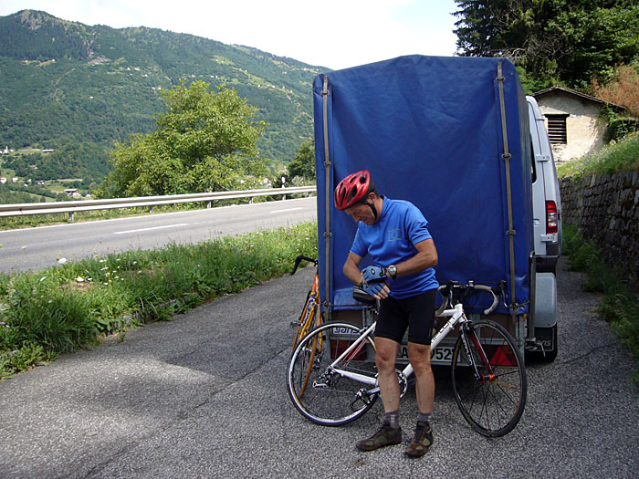 Hanspeter wechselt von lang auf kurz