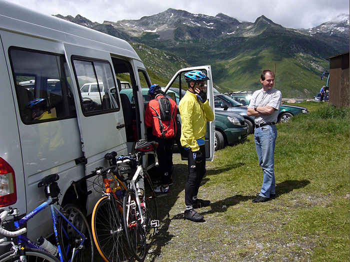 Nun die warmen Kittel an ...