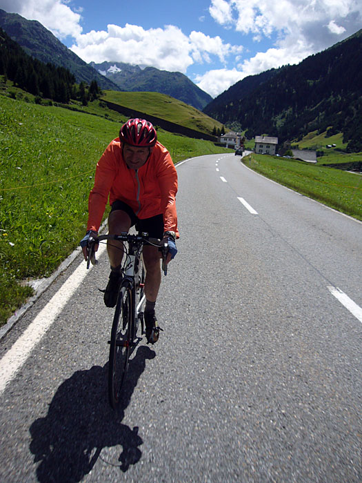 Hanspeter beim "Downhill"