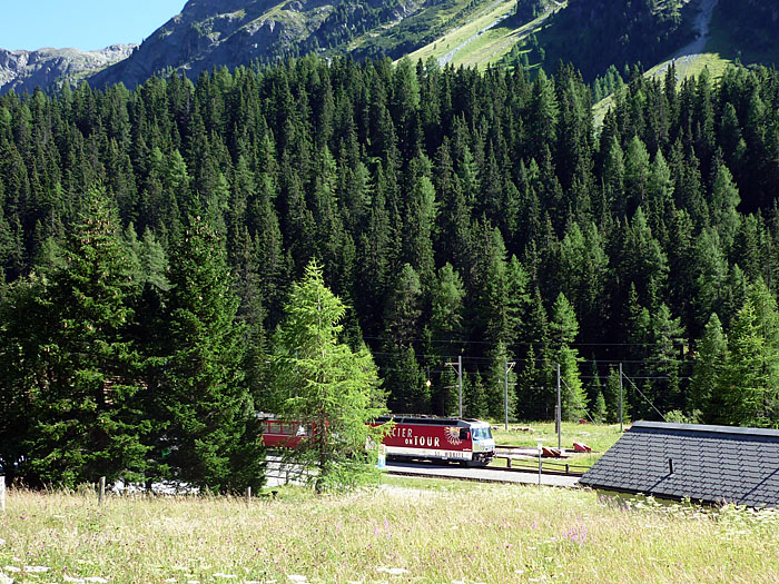 Der Glacier Express ...