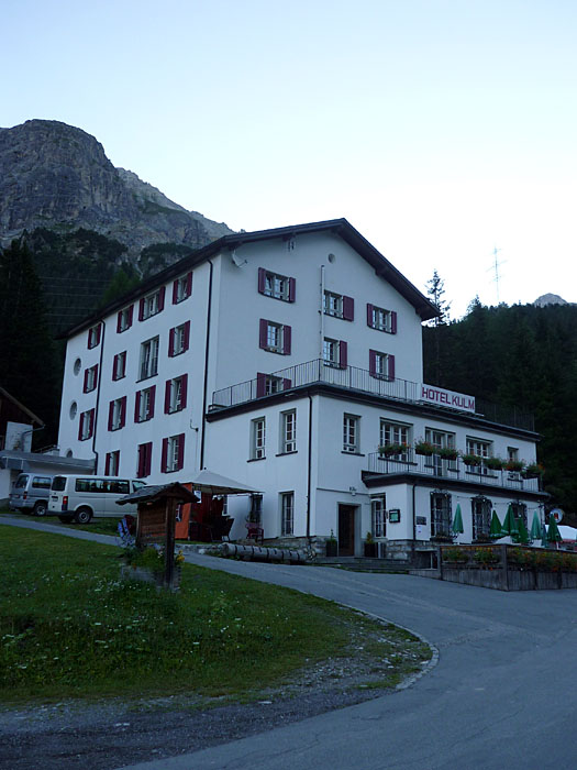 Das Hotel schläft noch ...