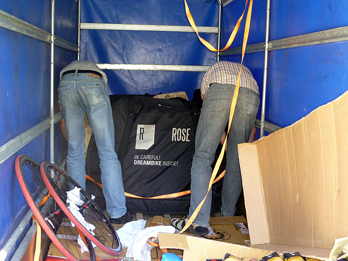 Dann wird endlich gepackt ...