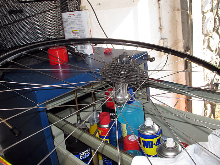 Die Kassette wurde zerlegt und gereinigt