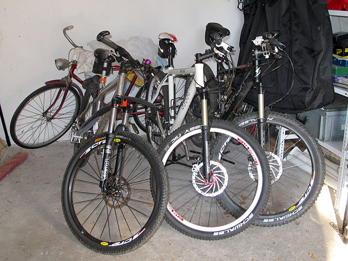 Die Mountainbikes haben erstmal Ruhe, jetzt ist das Rennrad im Fokus