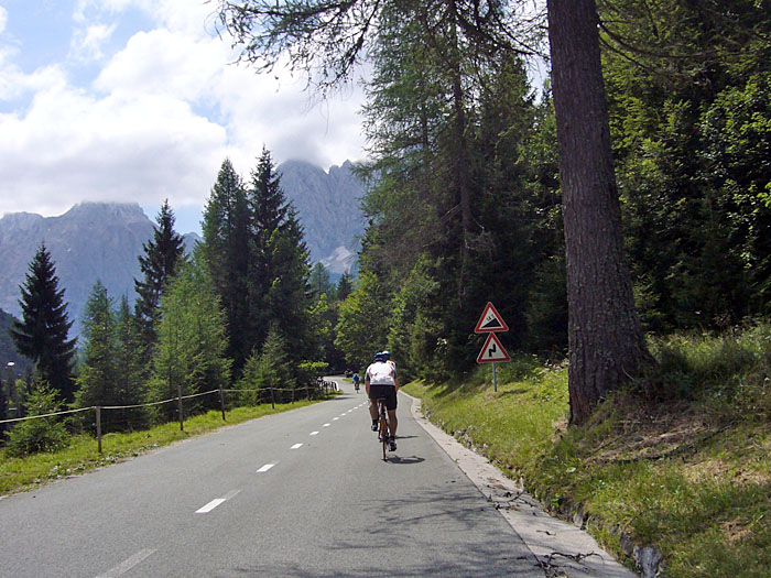 Am Aufstieg zum Vršič Pass