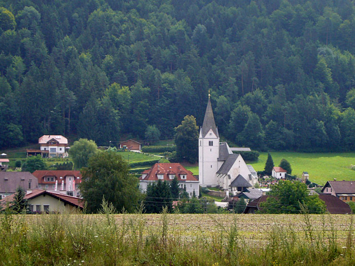 Dorf am Weg