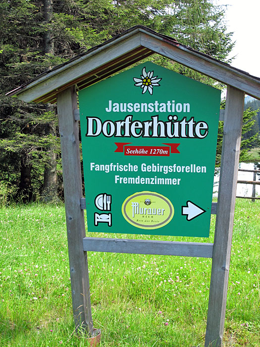 Jausenstation hört sich gut an ...