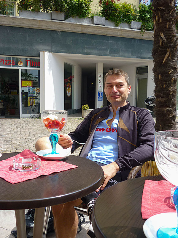 Denis ist zufrieden