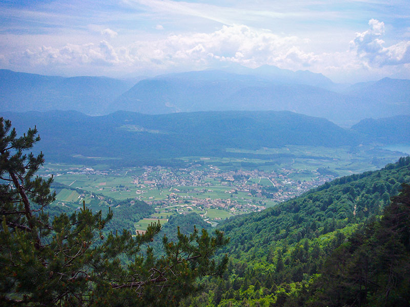Blick auf Kaltern