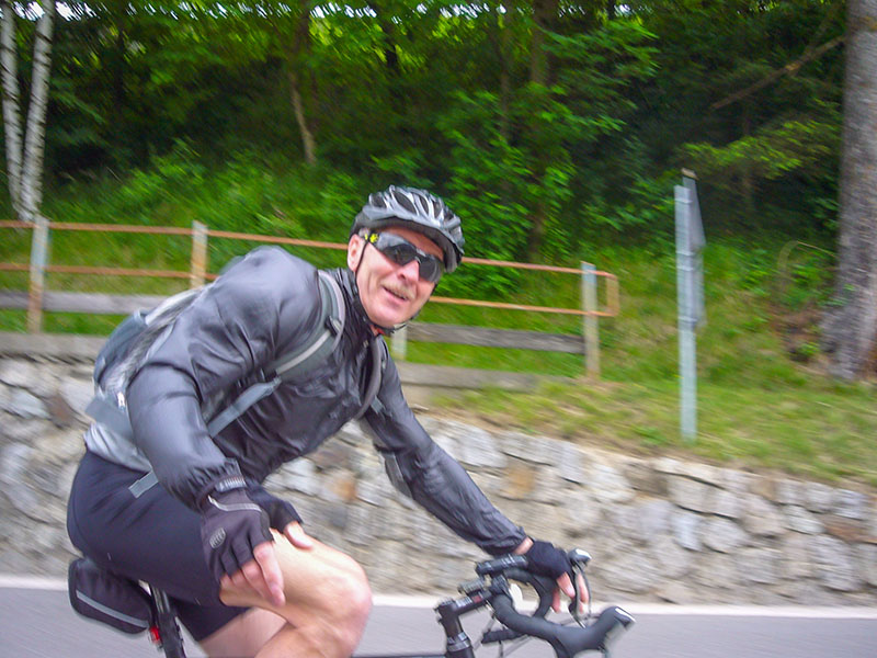Klaus in Fahrt